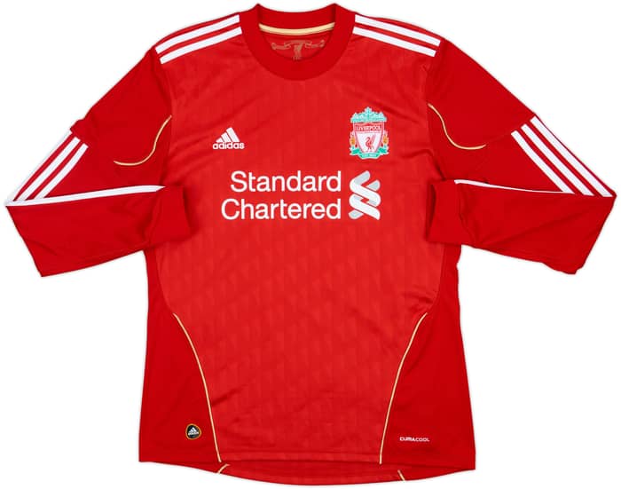 2010-12 Liverpool Home L/S Shirt Torres #9 - 6/10 - (M)