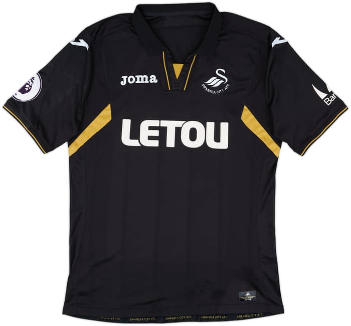 2017-18 Swansea Third Shirt Britton #7 - 6/10 - (L)