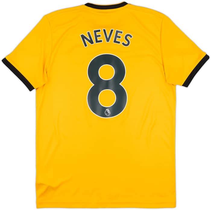 2018-19 Wolves Home Shirt Neves #8 - 7/10 - (M)