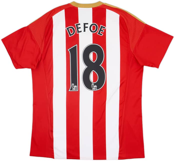 2016-17 Sunderland Home Shirt Defoe #18 - 7/10 - (L)