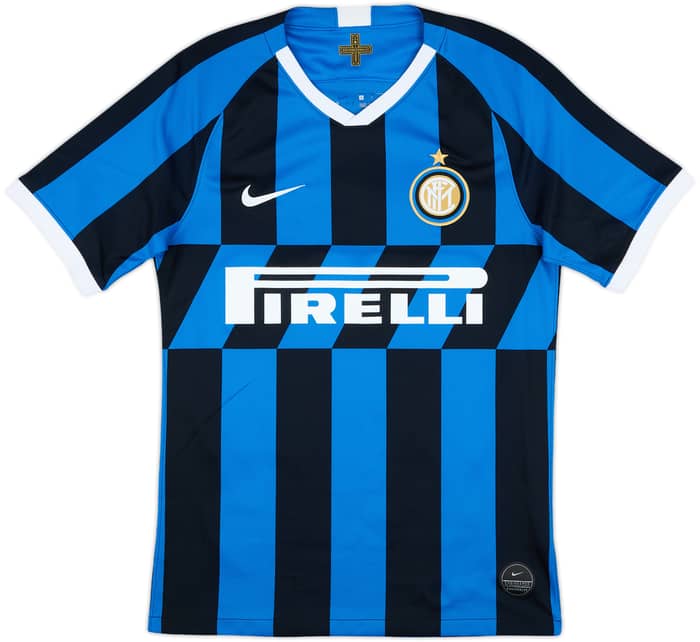 2019-20 Inter Milan Home Shirt Lukaku #9 - 10/10 - (S)