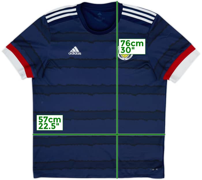 2020-22 Scotland Home Shirt - 7/10 - (XL)