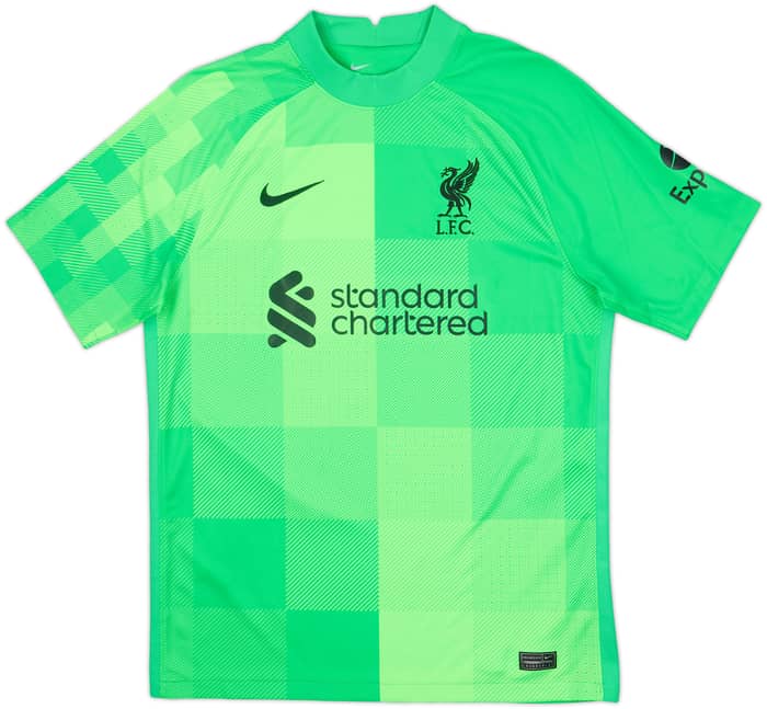2021-22 Liverpool GK S/S Shirt A.Becker #1 - 10/10 - (M)