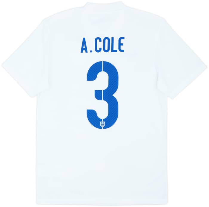 2014-15 England Home Shirt A.Cole #3 - 8/10 - (S)