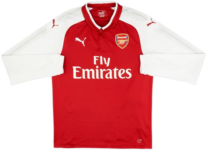 2017-18 Arsenal Home L/S Shirt Ozil #11 - 9/10 - (M)