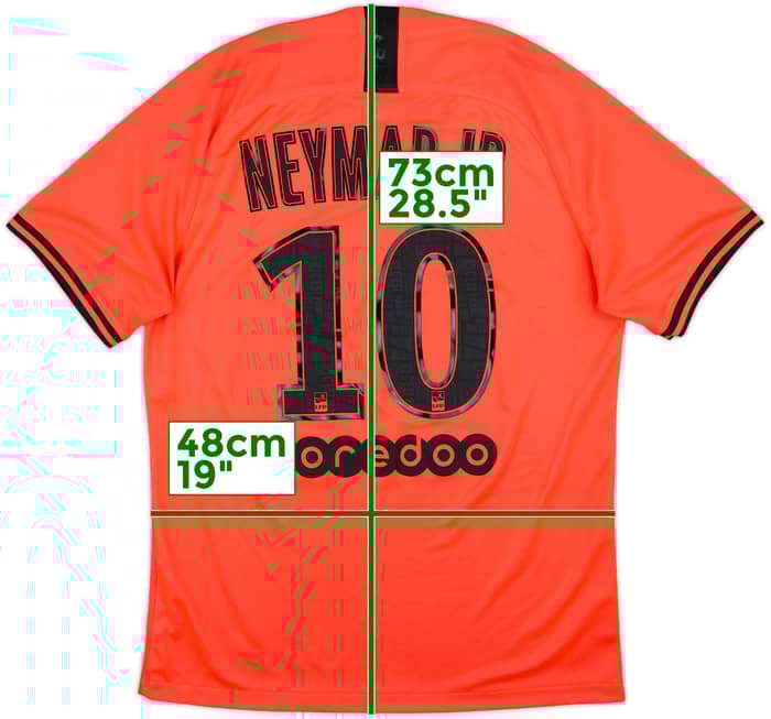 2019-20 Paris Saint-Germain Away Shirt Neymar Jr #10 - 10/10 - (M)