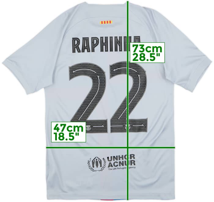 2022-23 Barcelona Third Shirt Raphinha #22 - 7/10 - (S)