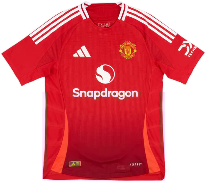 2024-25 Manchester United Authentic Home Shirt B.Fernandes #8 - 10/10 - (M)