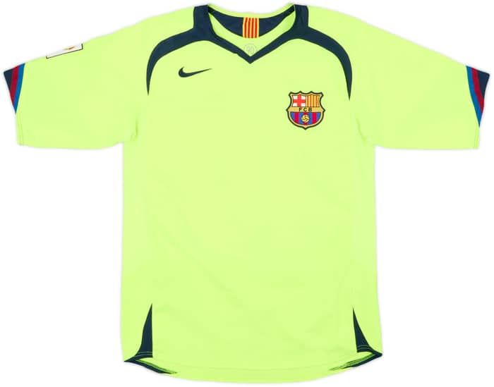 2005-06 Barcelona Away Shirt Ronaldinho #10 - 7/10 - (S)