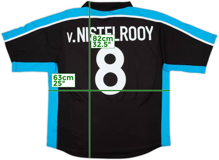 1999-01 PSV Player Issue Away Shirt V.Nistelrooy #8 - 7/10 - (XL)