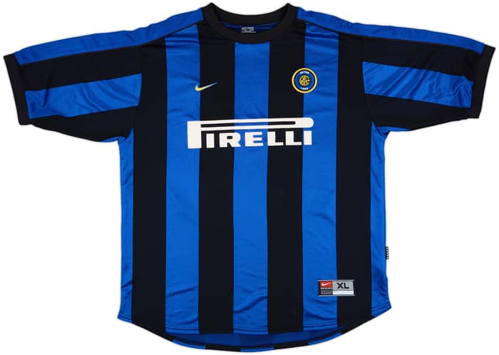 1999-00 Inter Milan Home Shirt Ronaldo #9 - 9/10 - (XL)