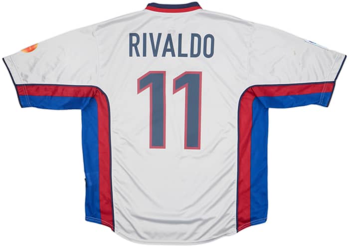 1998-01 Barcelona Away Shirt Rivaldo #11 - 6/10 - (XL)