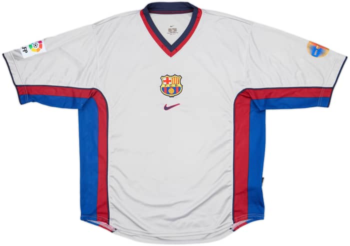 1998-01 Barcelona Away Shirt Rivaldo #11 - 6/10 - (XL)