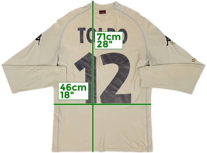 2000 Italy GK Shirt Toldo #12 - 5/10 - (L)