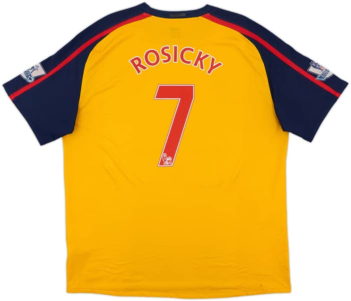 2008-09 Arsenal Away Shirt Rosicky #7 - 5/10 - (XXL)