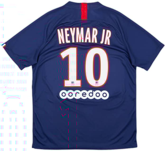 2019-20 Paris Saint-Germain Home Shirt Neymar Jr #10 - 8/10 - (L)