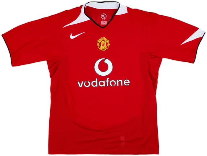 2004-06 Manchester United Home Shirt Rooney #8 - 9/10 - (L)