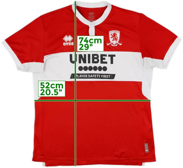 2022-23 Middlesbrough Home Shirt - 5/10 - (M)