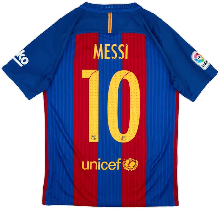 2016-17 Barcelona Home Shirt Messi #10 - 7/10 - (S)