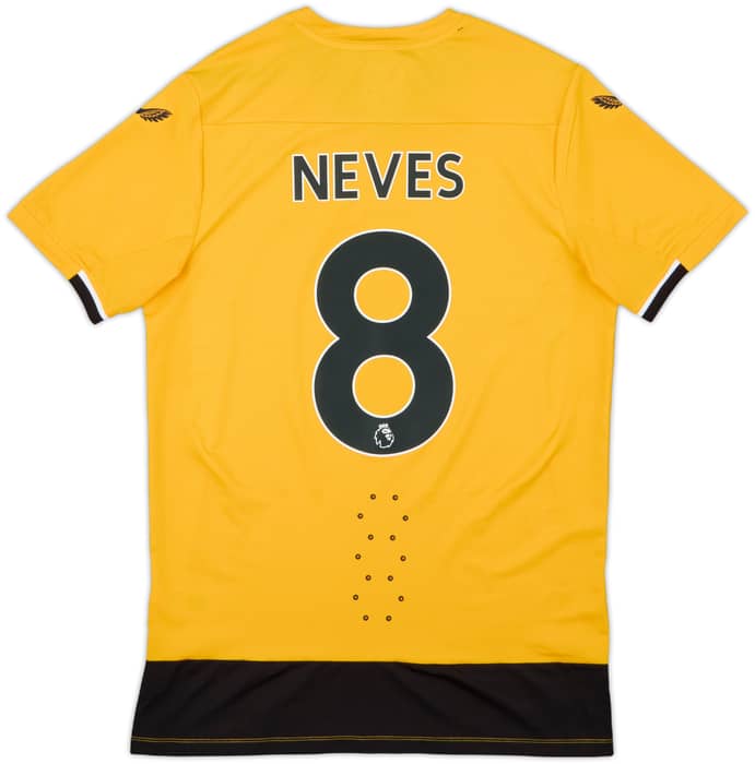 2022-23 Wolves Player Issue Home Shirt Neves #8 (S)