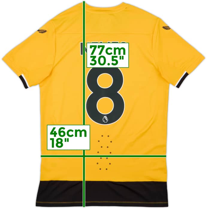 2022-23 Wolves Player Issue Home Shirt Neves #8 (S)