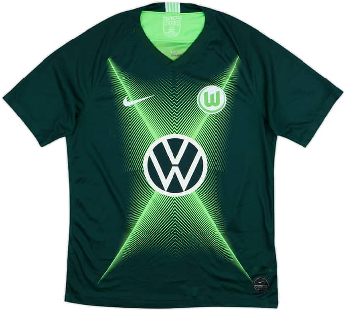 2019-20 Wolfsburg Signed Home Shirt Rexhbecaj #37 - 7/10 - (M)