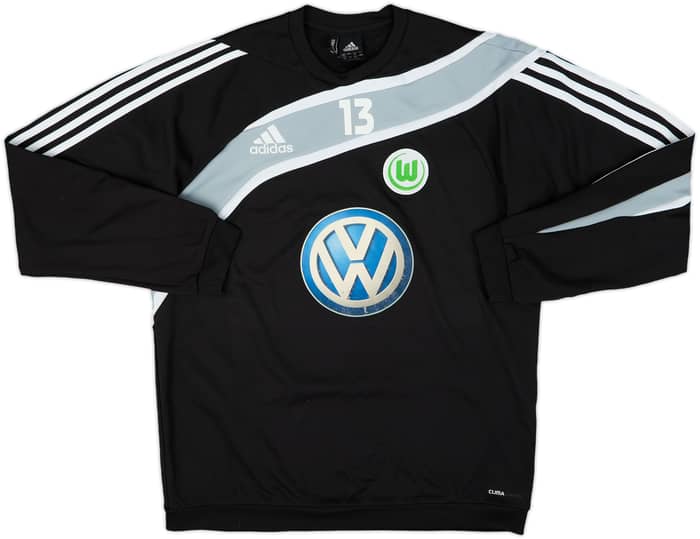2009-10 Wolfsburg adidas Player Issue Sweat Top #13 - 6/10 - (L)