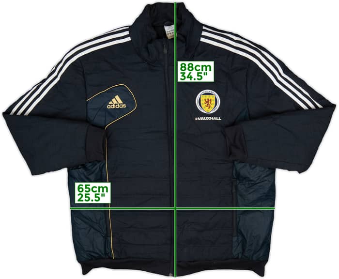 2011-12 Scotland adidas Padded Bench Coat - 7/10 - (XL)