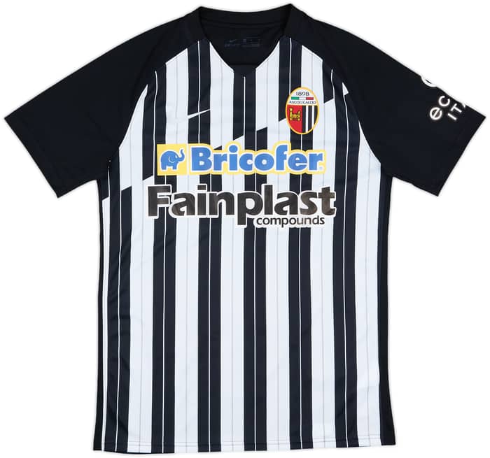 2020-21 Ascoli Home Shirt Iliev #11 - 9/10 - (M)