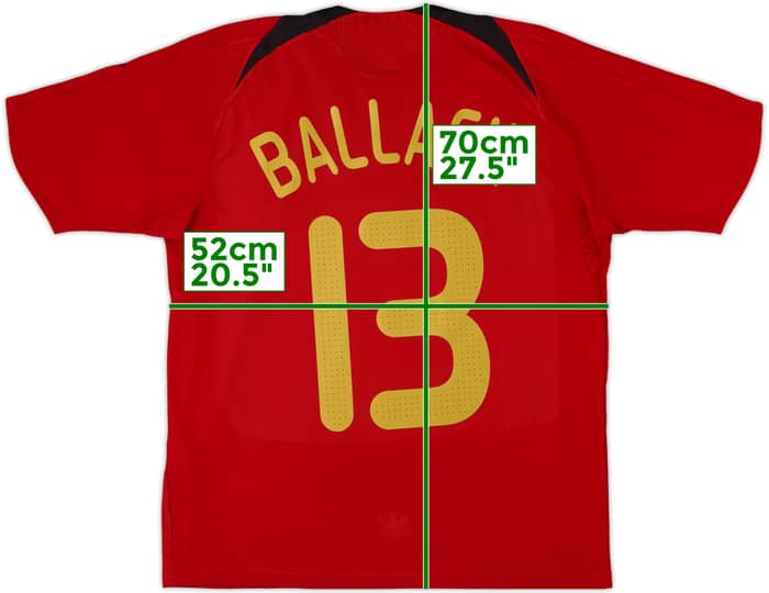 2008-09 Germany Away Shirt Ballack #13 - 8/10 - (XL.Boys)