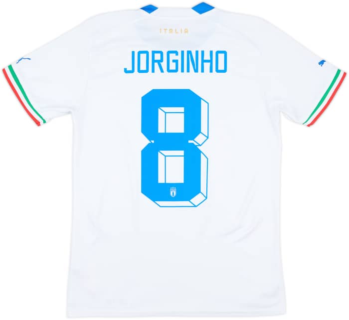 2022-23 Italy Away Shirt Jorginho #8 - 8/10 - (L)