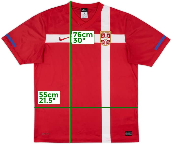 2010-11 Serbia Basic Home Shirt - 8/10 - (M)