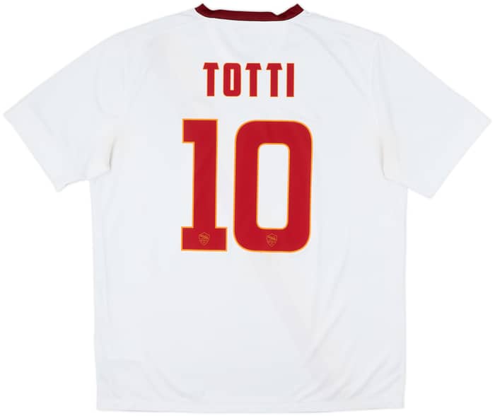 2014-15 Roma Away Shirt Totti #10 - 8/10 - (XL)