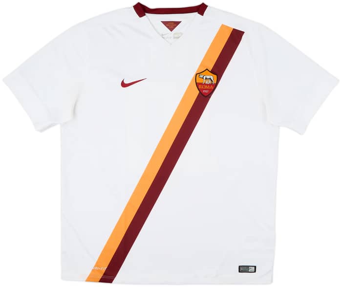 2014-15 Roma Away Shirt Totti #10 - 8/10 - (XL)