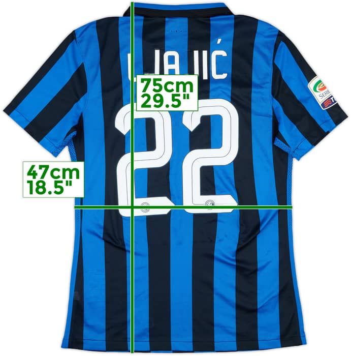 2015-16 Inter Milan Match Issue Home Shirt Ljajic #22