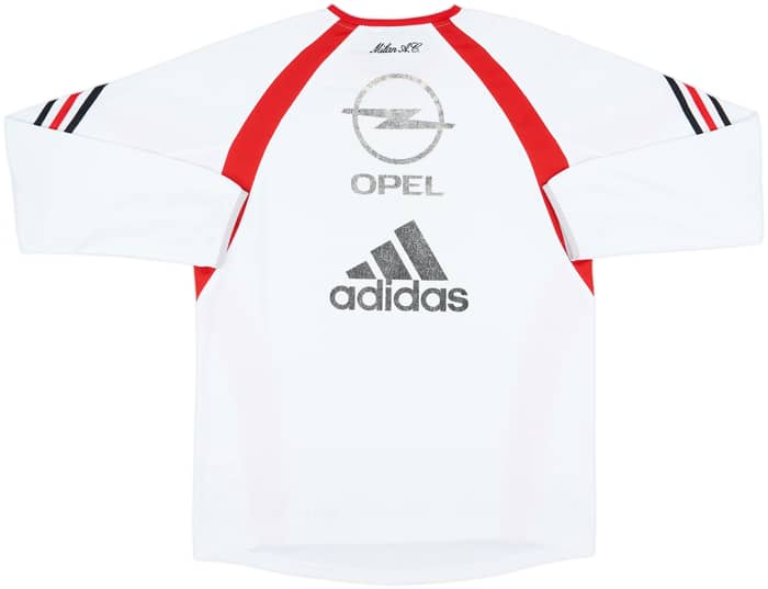2002-03 AC Milan adidas Player Issue Training L/S Shirt - 4/10 - (L)