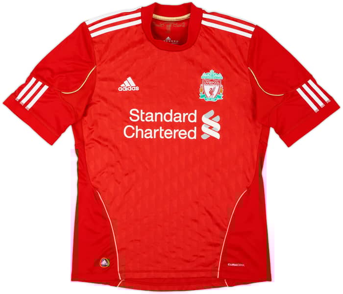 2010-12 Liverpool Home Shirt Gerrard #8 - 6/10 - (M)