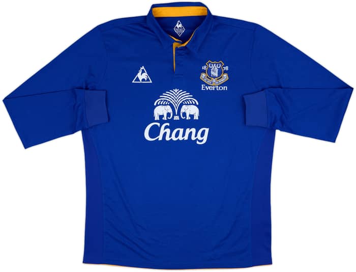 2011-12 Everton Home L/S Shirt Cahill #17 - 8/10 - (L)