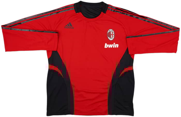 2008-09 AC Milan adidas Formotion Training L/S Shirt - 8/10 - (L)