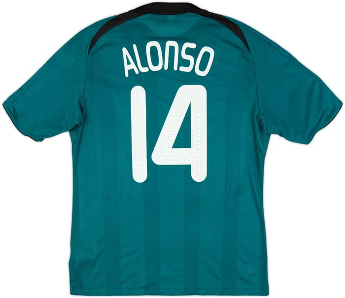 2008-09 Liverpool Third Shirt Alonso #14 - 6/10 - (M)
