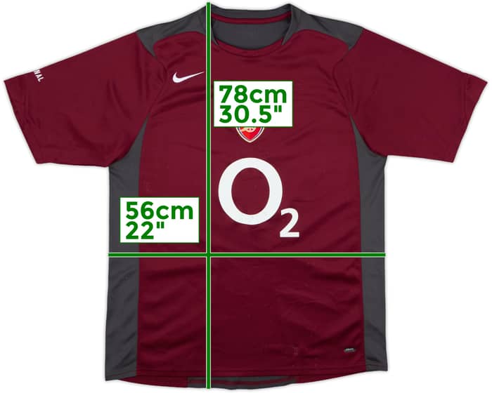 2005-06 Arsenal Nike Training Shirt - 7/10 - (L)