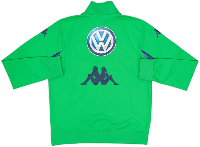 2014-15 Wolfsburg Staff Issue Kappa 1/4 Zip Drill Top DB - 5/10 - (L)