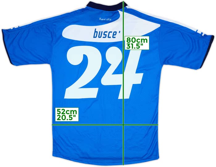 2006-07 Empoli Basic Home Shirt Busce #24 - 9/10 - (XL)
