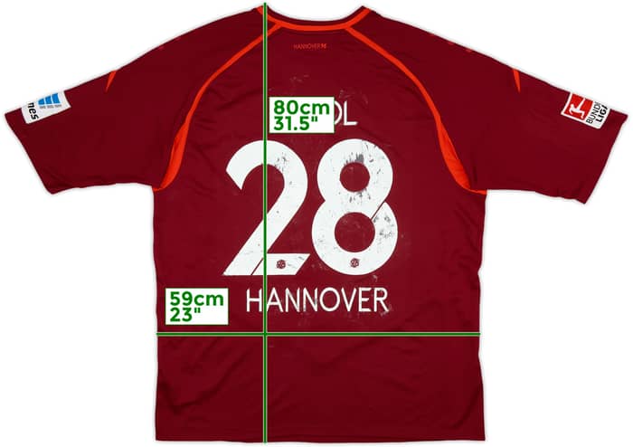 2013-14 Hannover 96 Home Shirt Stindl #28 - 4/10 - (3XL)
