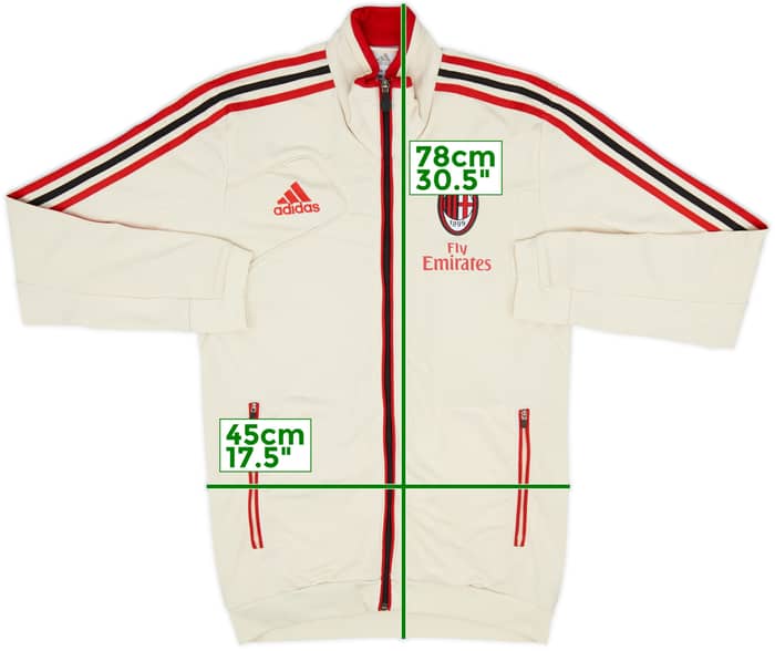 2012-13 AC Milan adidas Track Jacket - 6/10 - (XS)
