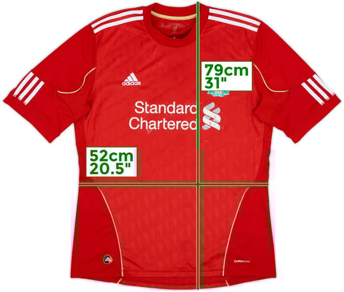 2010-12 Liverpool Home Shirt - 5/10 - (L)