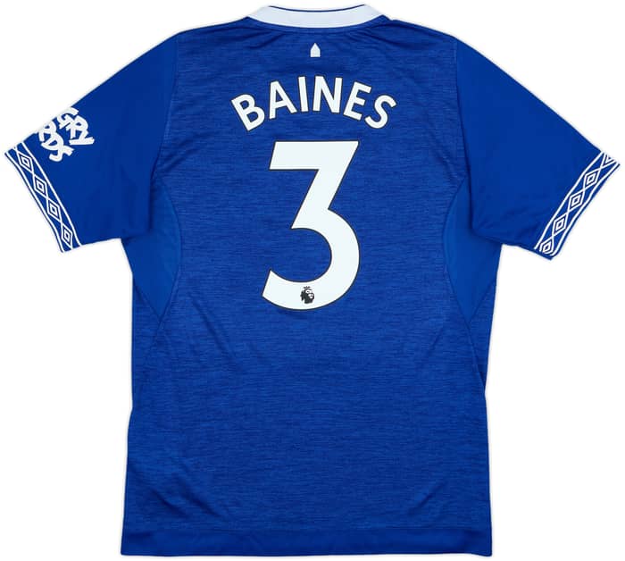 2018-19 Everton Home Shirt Baines #3 - 9/10 - (L)