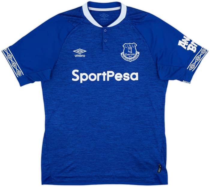 2018-19 Everton Home Shirt Baines #3 - 9/10 - (L)