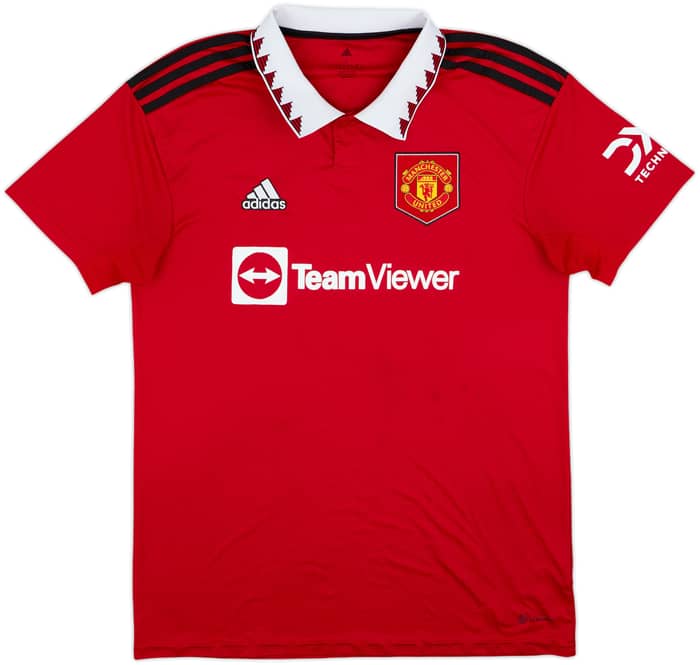 2022-23 Manchester United Home Shirt Ronaldo #7 - 6/10 - (L)