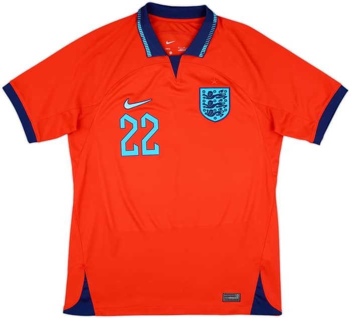 2022-23 England Away Shirt Bellingham #22 - 10/10 - (M)